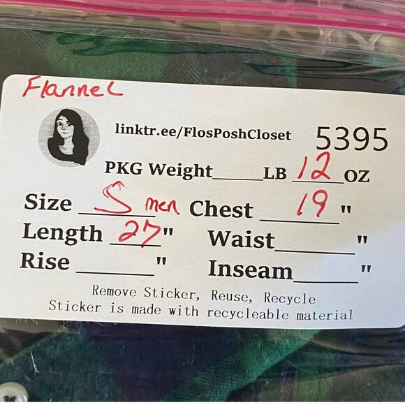 M¡Cotton Mens Western Check Flannel Plaid Button Up Shirt Green Blue Size Small - Picture 5 of 8